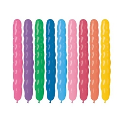 Balony Dżdżownice Kolorowe 70 cm 10 szt.